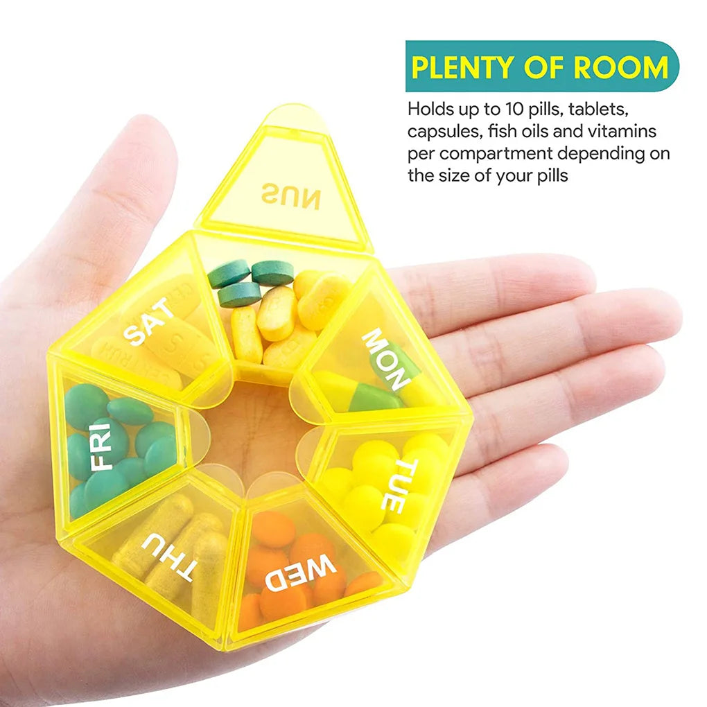 Folding Pill Case Medicine Drug Pills organizer storage Boxs Portable pharmacy Capsule Tablet Container Empty pillbox Cases