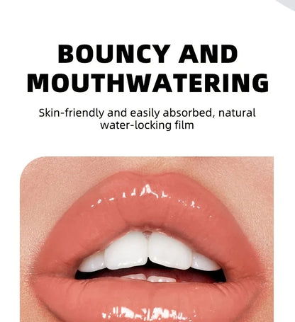 BEAUTY GLAZED Nourishing Lip Balm with Plant Squalane and Amino Acids, Natural Oil-Based, Long-Lasting Moisture Plant Squalane