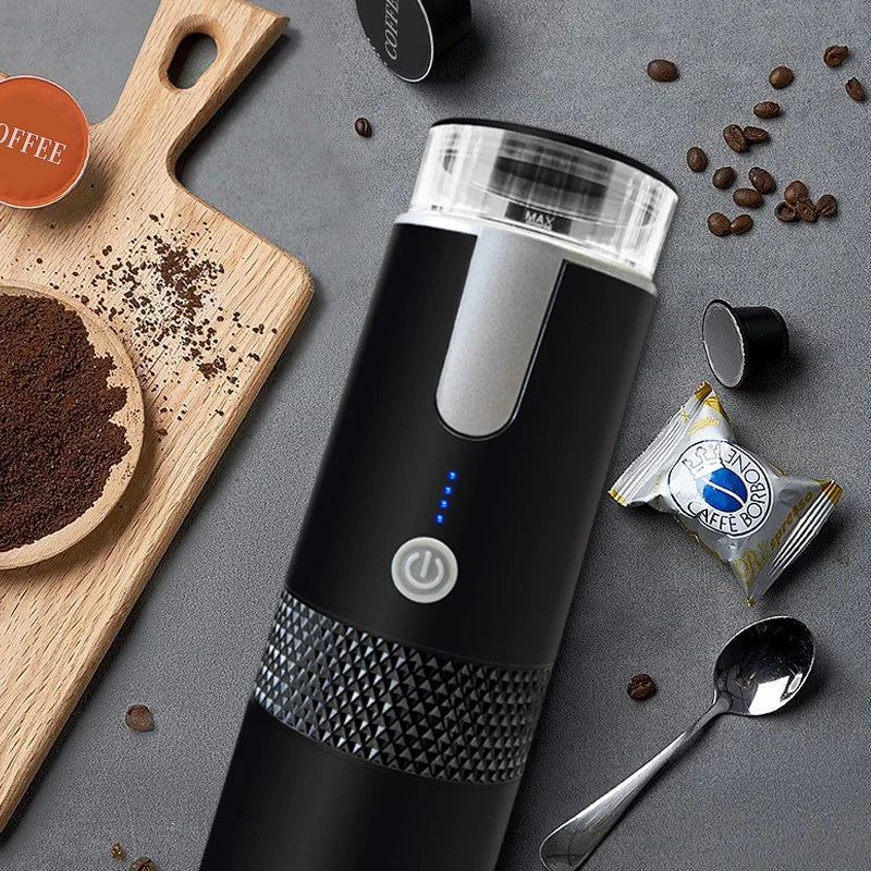 Coffee Maker Electric Capsule Ground Coffee Brewer Portable Coffee Machine Fit Coffee Powder and Coffee Capsule
