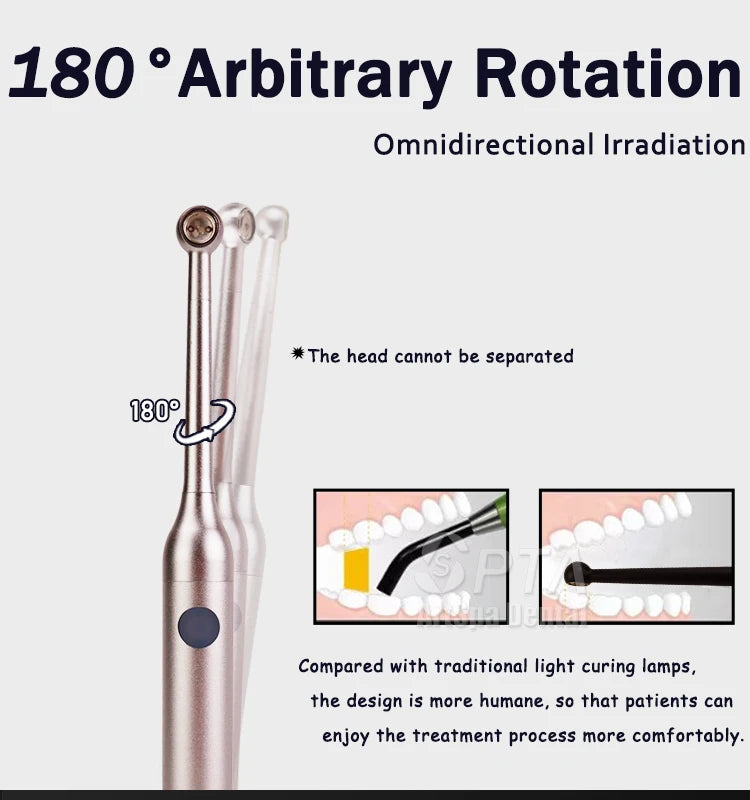 1 Second Dentistry Equipment Orthodontist Orthodontic Composite Curing Light LED Cure Lamp Dental Composite High Intensity