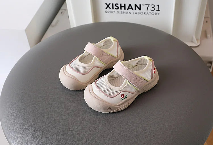 Kids mesh sneaker Anti-slip Sandal Toddler Boy Sports Shoe Girl Children Breathable Beach Sandal Soft Bottom sports casual Shoes