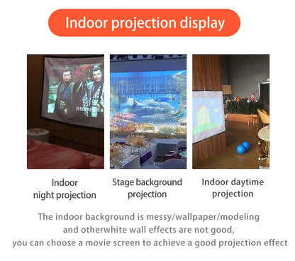 60-200 Inch Portable Foldable Projector Screen High Density White Less Creases Soft Projection Screen 16:9 Indoor Outdoor