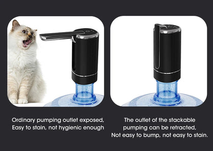 Water Dispenser Water Pump Electric Bottle Pump Mini Portable Water Pump Usb Foldable Household Automatic Water Dispenser