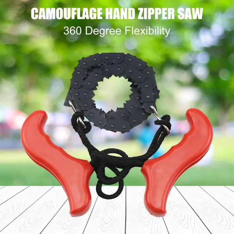 Portable Hand Zipper Wire Saw Garden Logging Chain Saw Hand Saw Pocket Saw Outdoor Survival Hand Drawn Wire Saw Logging Saw