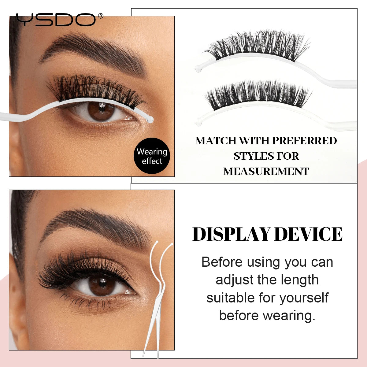 DIY Lash Extension Kit Lash Individual Lashes Clusters8-16mm With Waterproof Lash Bond And Seal Eyelash Tweezers Lash Kit