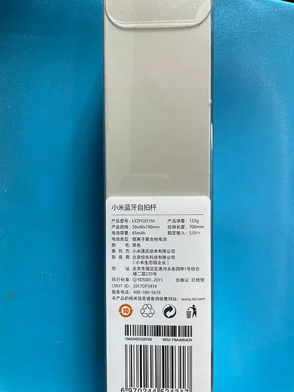 Xiaomi Selfie Stick With Wireless Bluetooth With Remote Shutter For Android ios Cellphone