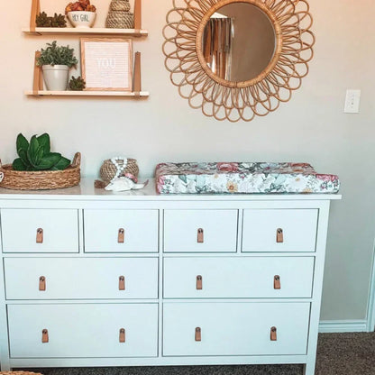 Newborn Change Table Covers Baby Diaper Changing Pad Cover Printing Design Breathable Soft Reusable Diaper Changing Mat Cover