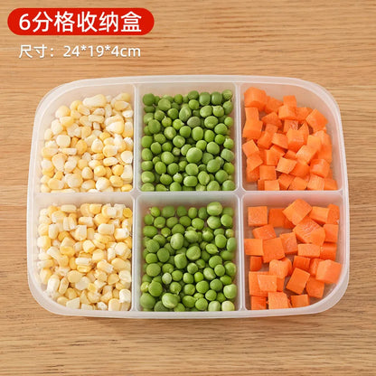fridge Food retain freshnessBoxes Meat and vegetables Refrigerated container StackableKitchen food classification tool