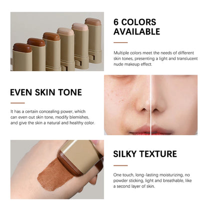 Magic Eraser Foundation Stick Long-wear Lightweight Brighten Stick  Face Concealer Blemish Flawless Contouring Beauty Makeup