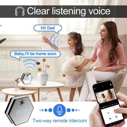 Indoor home surveillance camera, mobile phone, remote network, HD night vision, wireless camera, caretaker