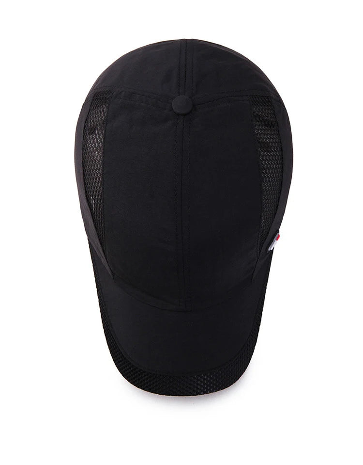 Summer Outdoor Sports Quick-Drying Mesh Baseball Cap Yuda Men Cap Simple Solid Color Hat