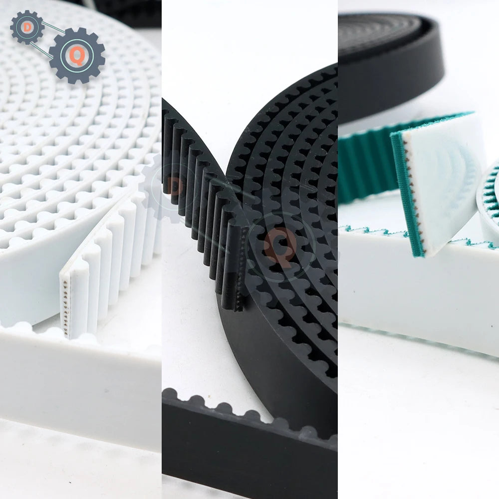 HTD 5M Open Belt PU 5M Timing Belt Open Conveyor Belt 15mm 20mm Polyurethane with Steel Core Belt for CNC Belt HTD5M Pulley Belt