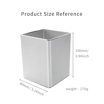 Metal Pen Pencil Holder Desk/Aluminum Supplies Organizer and Cup Storage Stationary Sturdy