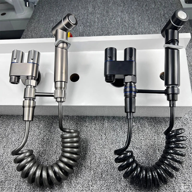 Toilet Cleaning Bidet Toilet Sprayer Set Cold Water Portable Bidet Toilet Accessories Handheld Bathroom Wash Anal Douche