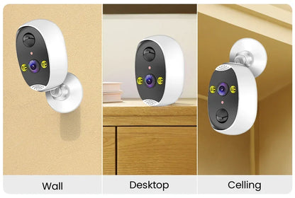 Home Battery IP Cameras Outdoor 5MP Wireless WiFi Security Human Detection Alarm Video Recording Surveillance Camera IPC360 Home