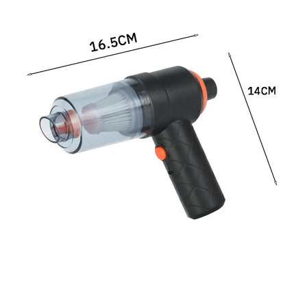 Cordless USB rechargeable, cordless charging, with 3 accessories, car/home/pet handheld vacuum cleaner