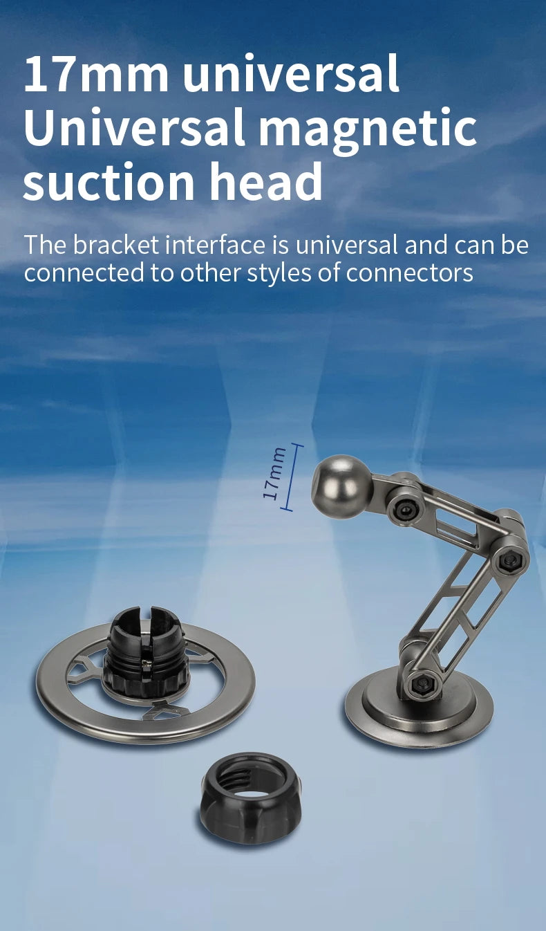 Universal metal magnetic mobile phone holder Foldable rotating mobile phone holder Dashboard windshield Car mobile phone holder