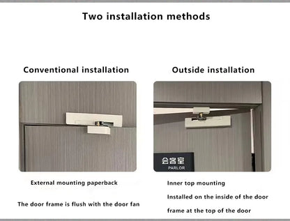 Door Buffer Damper Hydraulic Door Closer Wooden Door Outside the Door Home Mute Automatic Door Closing Artifact Anti-pinch Hand