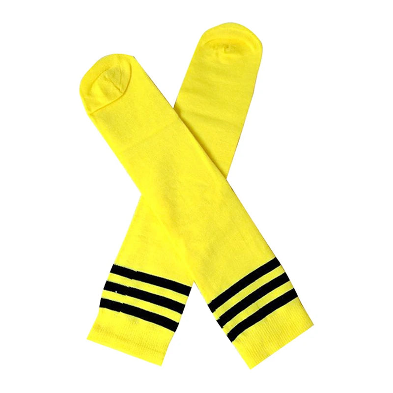 New Football Sports Socks Long Knee Cotton Spandex Kids Legging Stockings Soccer Baseball Ankle Children Socks Hot Sale