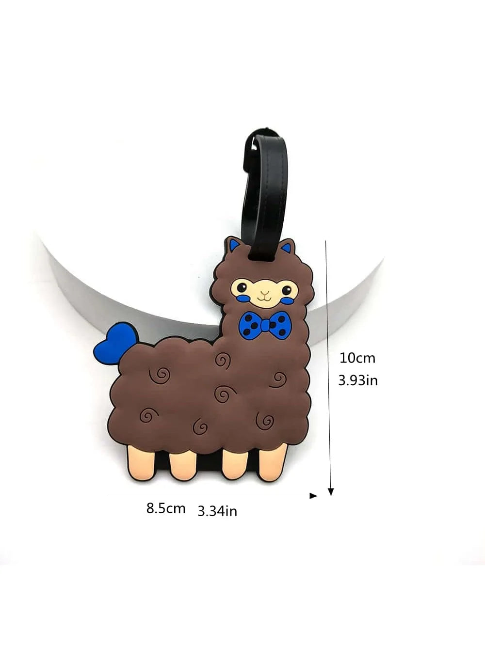 1PCS Cute Animal Luggage Tag Travel Accessories Luggage Tag Silica Gel Suitcase  Holder Baggage Boarding Tag Travel Accessories