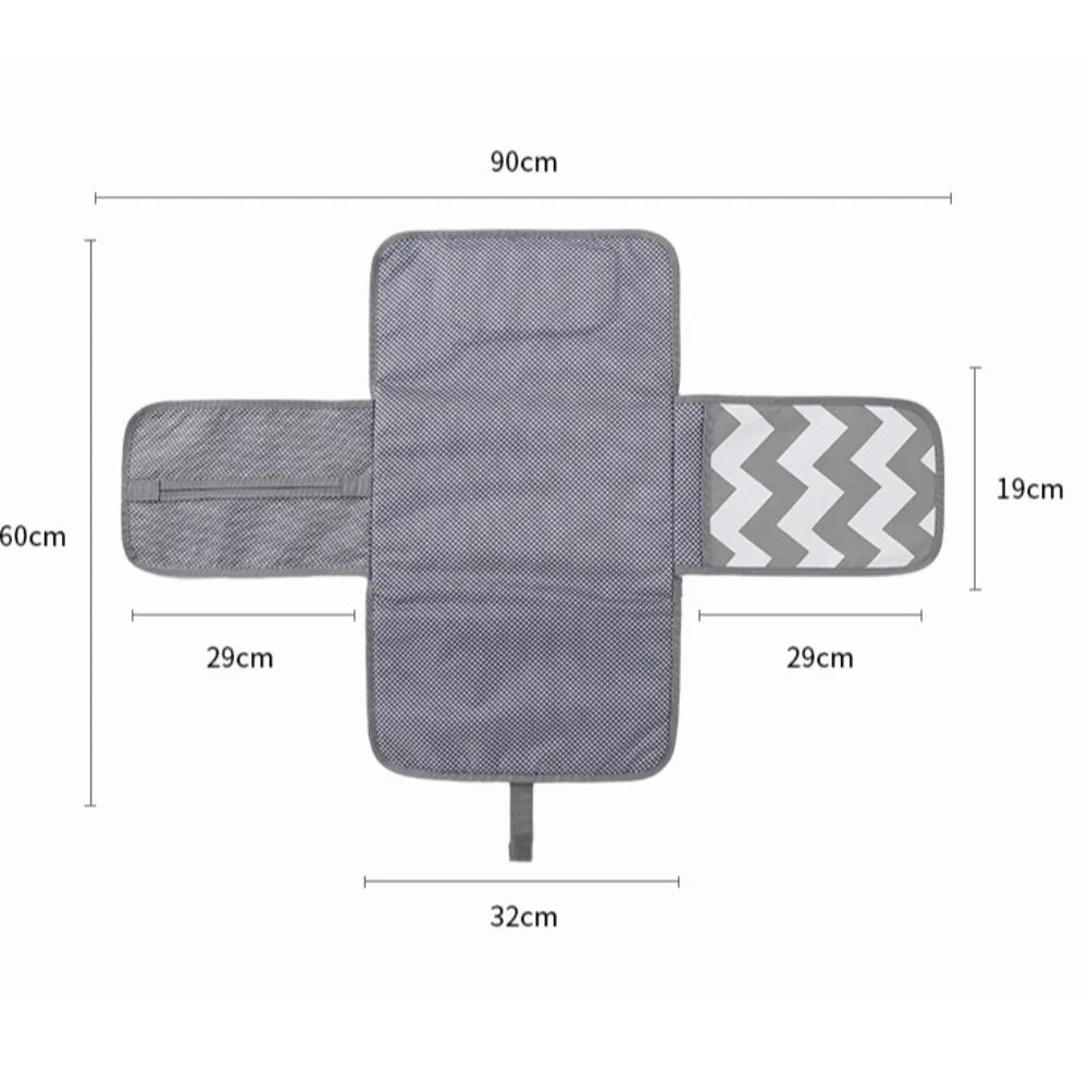 Portable Baby Diaper Changing Pad with Bag Multi-Functional Diaper Changing Station for Moms & Babies