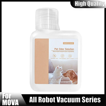 200ML AWH15-200M Pet Odor Solution Cleaning Solution for Mova All Series Robot Vacuum Cleaner Home Cleaning Kit Accessories