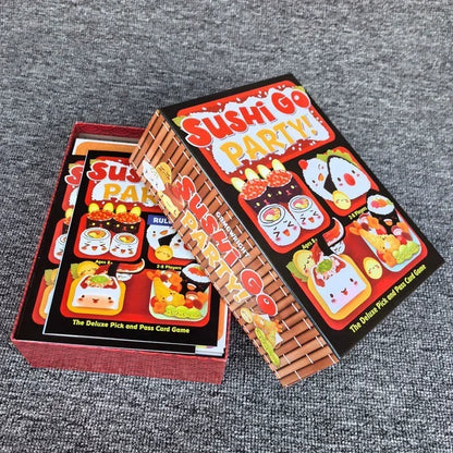 Parent child sushi go party! Sushi Dog Party Happy Children's Party Board Game Cards Board Game For Home Party Adult Family Play