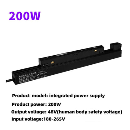 Magnetic Track Light Grille Flood Lamp Modern Embedded Flexible Linear Fixture LED Spotlight DC48V Ceiling Indoor Living