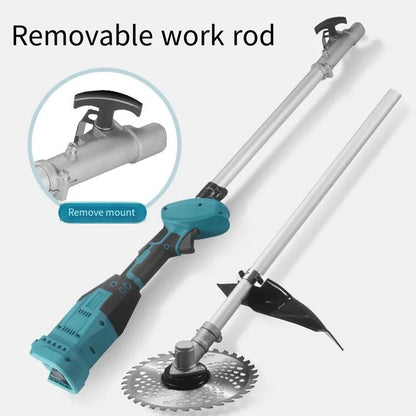 Multifunctional Lithium Battery Lawn Mower For Courtyard, Household Cordless Electric Lawn Mower, Portable Garden Lawn Mower