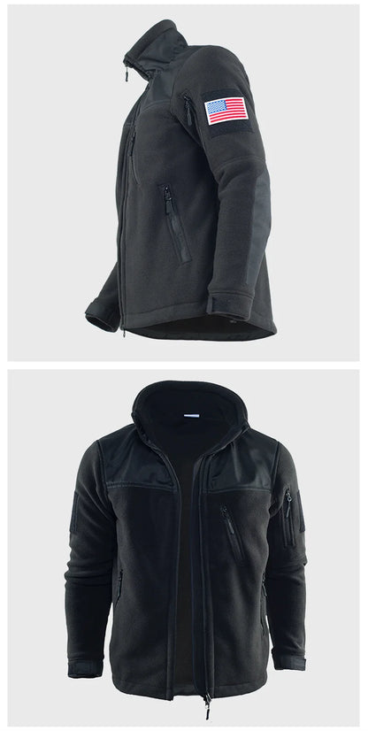 Winter Tactical Fleece Jacket Military Army Jacket Thermal Warm Camouflage Work Coats Mens Clothes Husband  Field Jacket Outwear