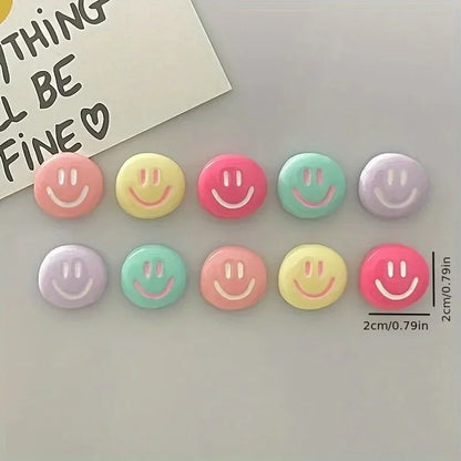Cartoon Smile Face Fridge Magnets,Personalized Fridge Magnet for Kitchen Office  Locker Cabinet AndDishwasher,  Home Decoration