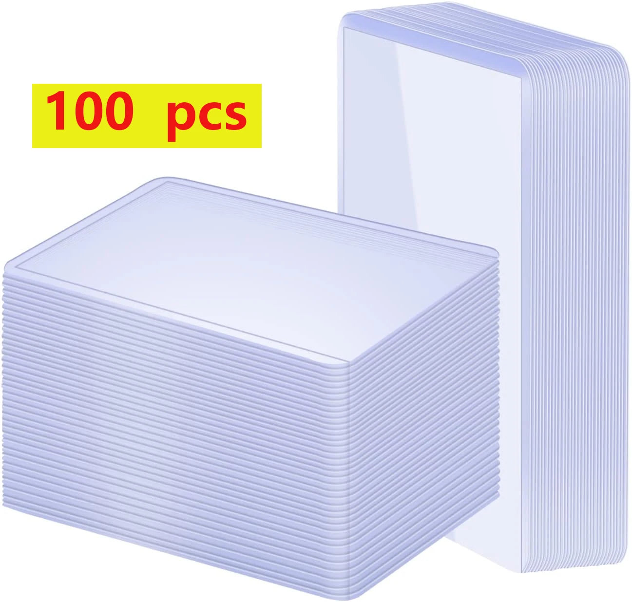 25/50/100 count top loaders for cards, 3"x4" Baseball card sleeve Hard plastic card protector for game trading cards,sports card