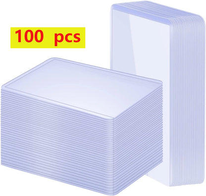 25/50/100 count top loaders for cards, 3"x4" Baseball card sleeve Hard plastic card protector for game trading cards,sports card