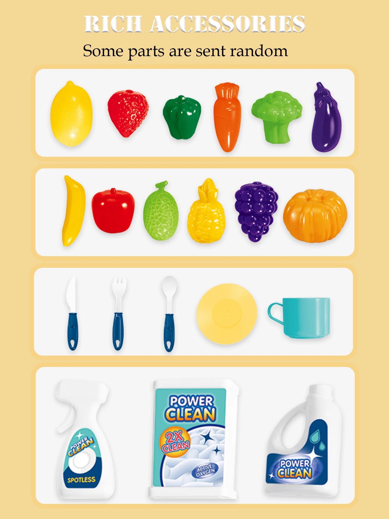 Kitchen Dishwasher Playing Toys, Electric Play Kitchen Sink Simulated Kitchen Accessories Foods Fork Cup Gifts for Boys Girls