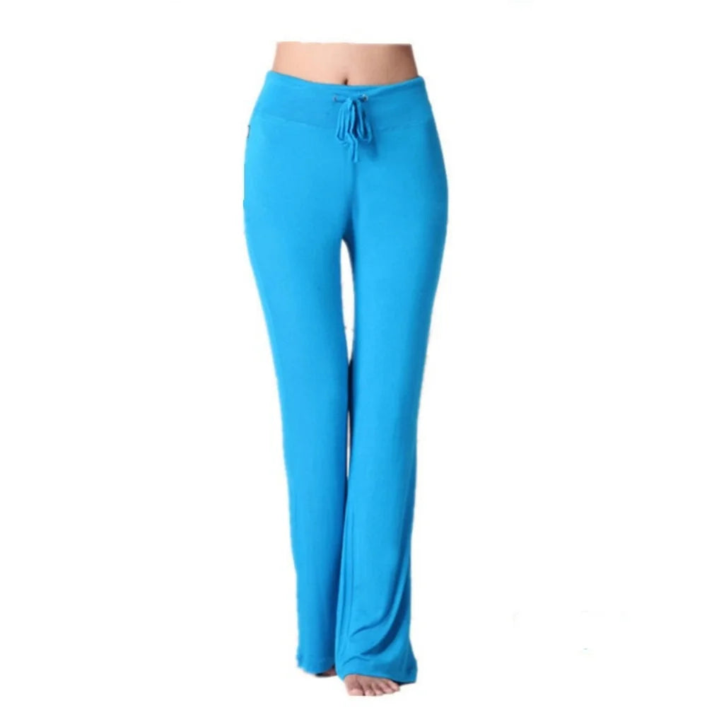 2025 New Elegant Women's Pants Palazzo Flared Wide Killer High Waist OL Ladies Career Long Trousers