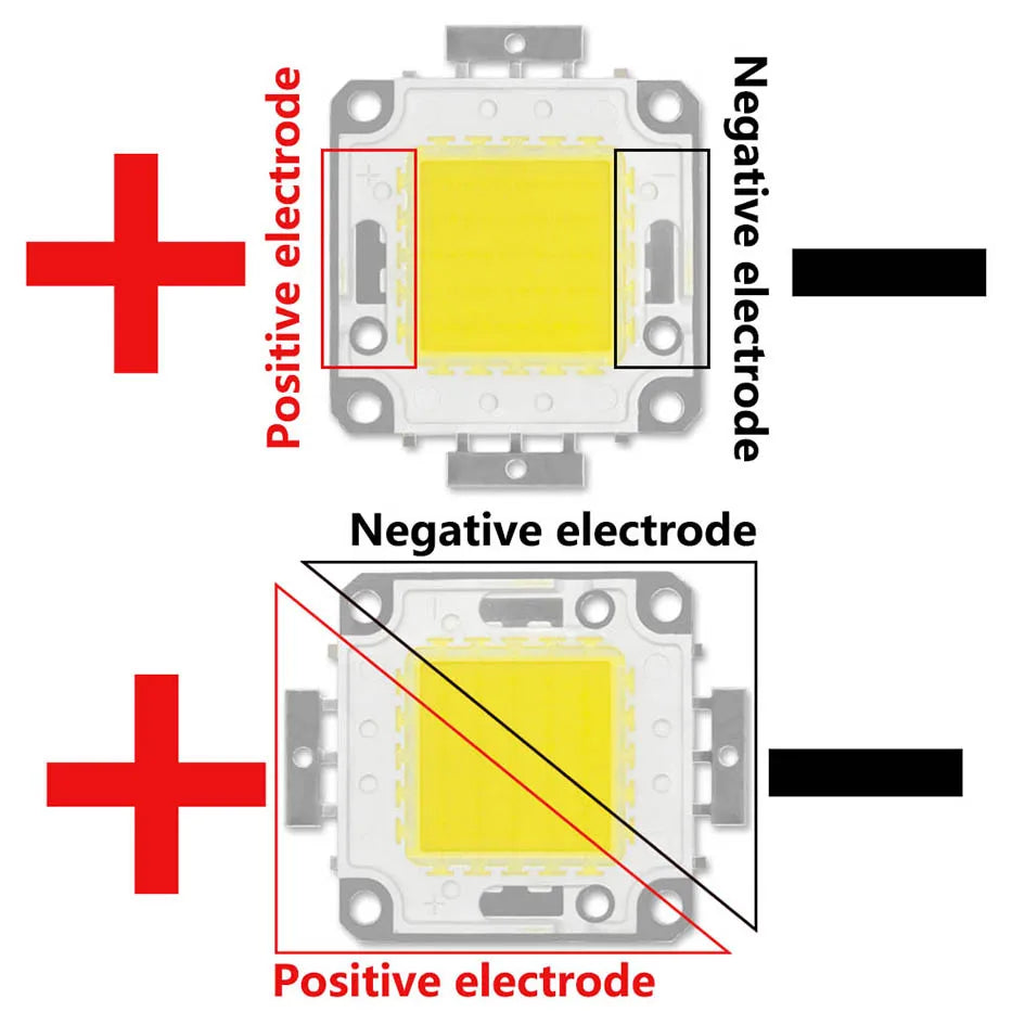LED Chip Beads 10W 20W 30W 1.5mm Thickness Backlight Diode Lamps Cold Warm White LED Matrix For DIY Flood Light Bulbs Spotlights