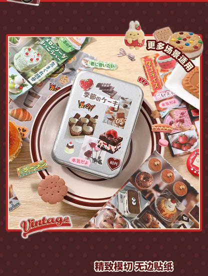 Mr. Paper, Japanese Cuisine Dessert Themed Stickers, Phone Cases, Scrapbooks, Notebooks, Diaries, Decorative Stationery Stickers
