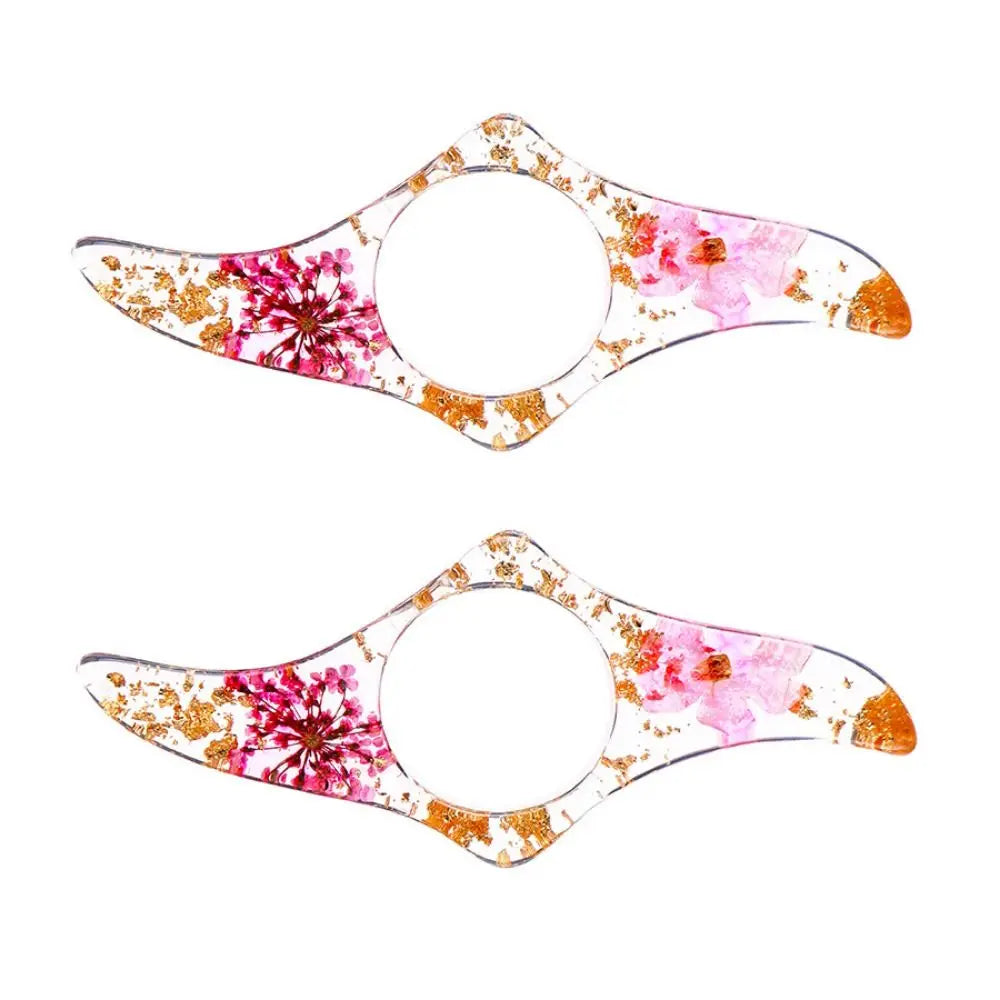 Book Accessories Acrylic Thumb Book Support Dried Flower Spreader Thumb Book Brace Colorful Smooth Book Page Holders Book Lovers