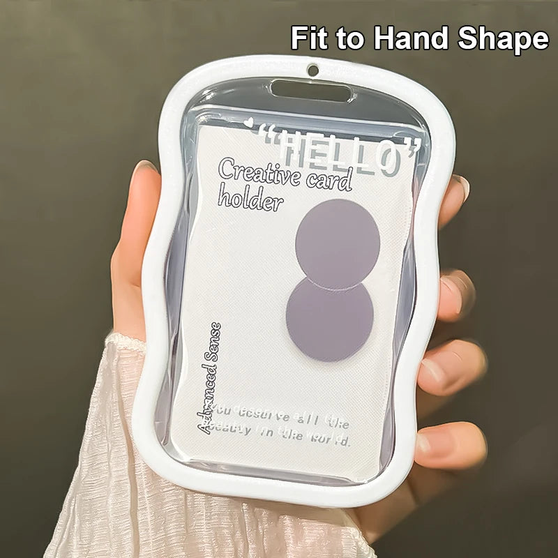 1 Set Student Slide Cover Card Set Meal Card Bus Card ID Protection Set Access Card Campus Card