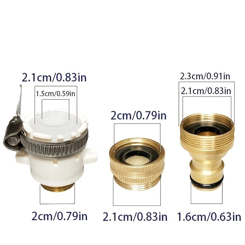 Water Pipe Adapter, Household Faucet, Quick Water Connection, Washing Machine Water Gun, Water Pipe Hardware Accessories