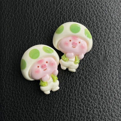 100pcs Cartoon porker Sanrio diy resin accessories accessories handmade hairpins mobile phone cases headwear supplies