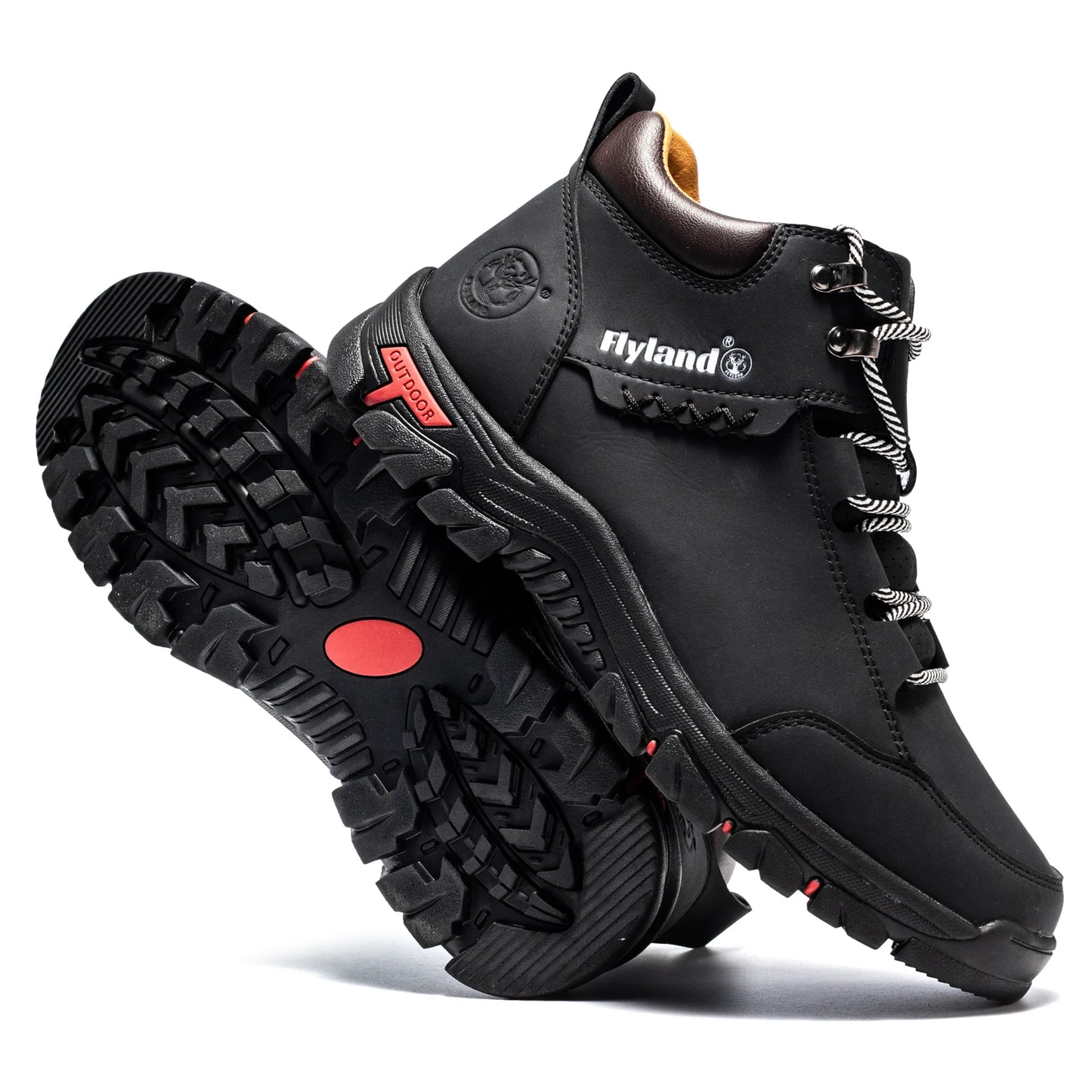 FLYLAND Fashionable  Ankle Boots Men Casual Sneakers Work Office Shoes