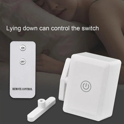 Smart Wireless Light Switch Controller with Remote Control Long Sensing Range Turn Off Lights Smart Switch Button Pusher