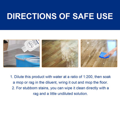 Floor Tile Cleaner Liquid Tile Strong Stain Cleaner Marble Mopping Cleaning Floor Yellowing Dirt Washing Floor Brightening Agent