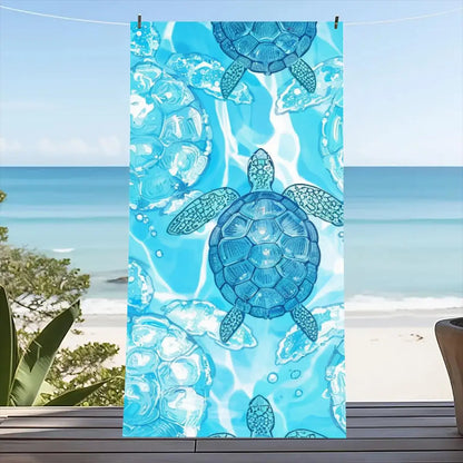 Beach Towel Portable Quick Fast Dry Sand Outdoor Travel Swim Blanket Thin Yoga Floral Print Mat Personalization Stripes Towel