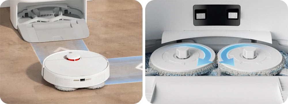 XIAOMI MIJIA Self Robot Vacuum Cleaners Mop 2 Smart Home Sweeping High Speed Rotary Scrubbing 5000PA Cyclone Suction LDS Laser