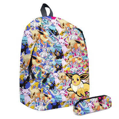 Pokemon Pikachu School Bags Backpacks Anime Kids Bags Kawaii Big Capacity Travel Bag Teenagers Schoolbag Girls Boys Rucksacks