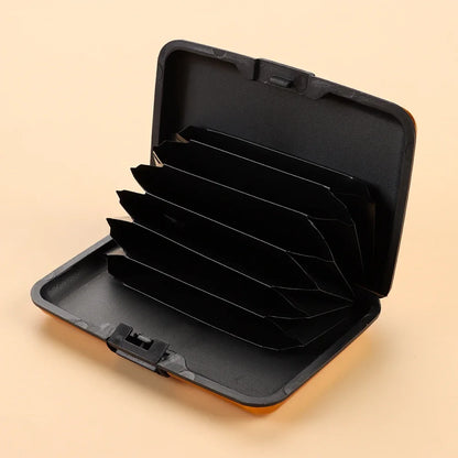 Aluminum Anti-Theft Wallets RFID Blocking Credit Card Holder RFID Wallet Metal Waterproof ID Card Case Coin Purse for Men Women