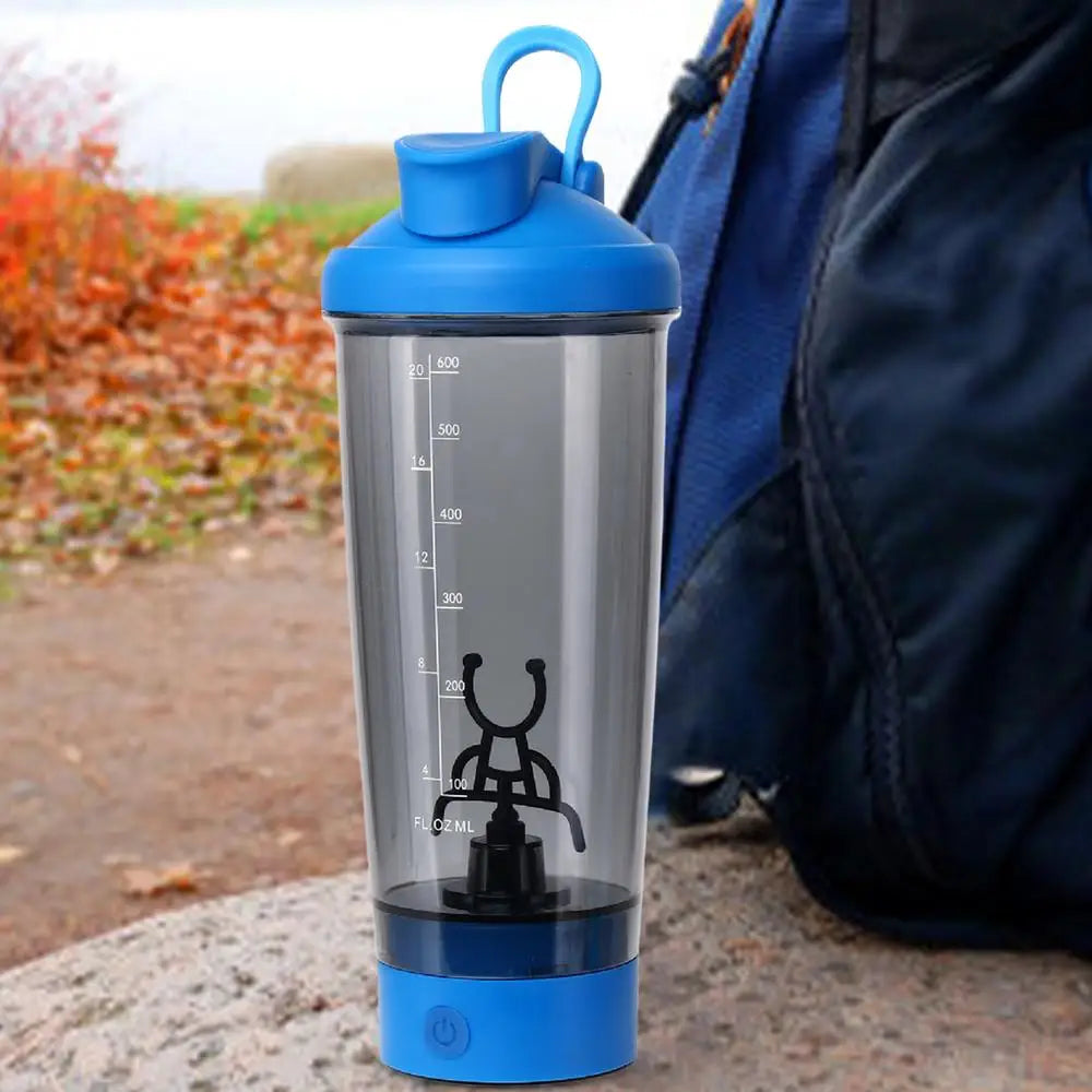 Protein Blender Gym Shaker Bottle Cup 23oz Leak Proof Portable Electric Rechargeable Bottle For Gym Workout Travel Sports