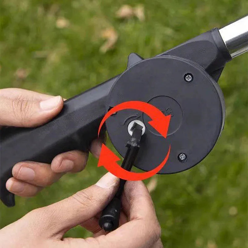 【Hot sales】 Portable Hand-Operated Blower for BBQ, Camping, and Fire Making-Effective and Easy-to-Use Stored Access